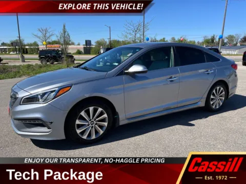Gray 2015 Hyundai Sonata Sport for sale in Cedar Rapids, IA