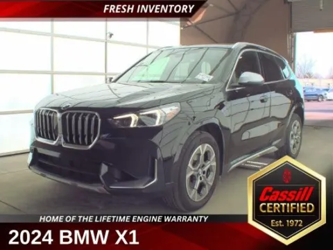 Black 2024 BMW X1 xDrive28i for sale in Cedar Rapids, IA