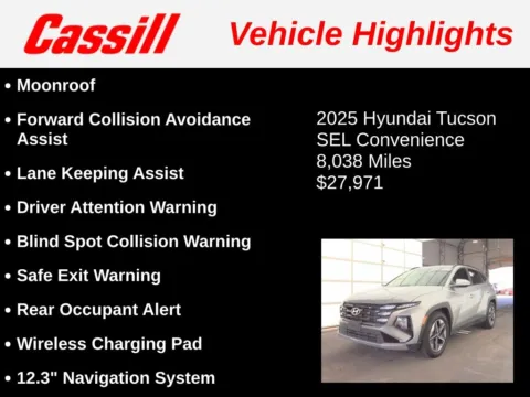 Another view of 2025 Hyundai Tucson SEL Convenience for sale in Cedar Rapids, IA at Cassill Motors