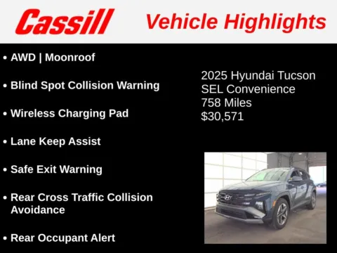 Another view of 2025 Hyundai Tucson SEL Convenience for sale in Cedar Rapids, IA at Cassill Motors