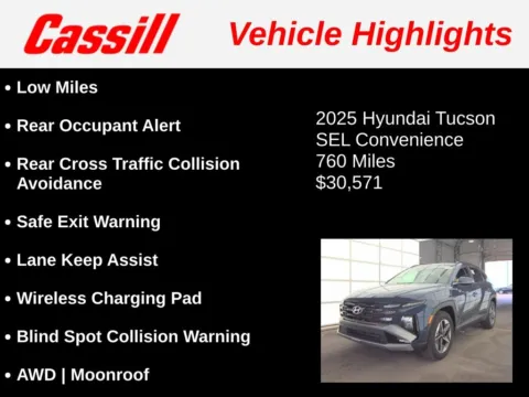 Another view of 2025 Hyundai Tucson SEL Convenience for sale in Cedar Rapids, IA at Cassill Motors
