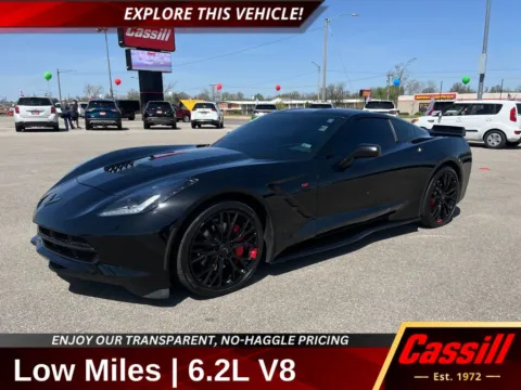 Black 2015 Chevrolet Corvette Stingray for sale in Cedar Rapids, IA