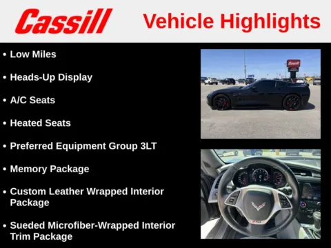 More photos of 2015 Chevrolet Corvette Stingray at Cassill Motors, IA