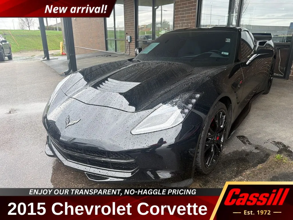 Black 2015 Chevrolet Corvette Stingray for sale in Cedar Rapids, IA