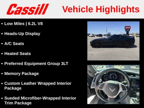 More photos of 2015 Chevrolet Corvette Stingray at Cassill Motors, IA