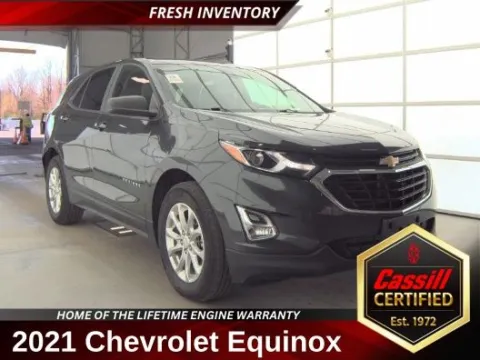 Gray 2021 Chevrolet Equinox LS for sale in Cedar Rapids, IA