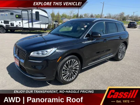 Black 2020 Lincoln Corsair Reserve for sale in Cedar Rapids, IA