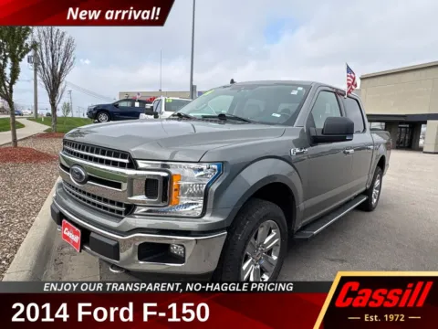 Black 2014 Ford F-150 XLT for sale in Cedar Rapids, IA