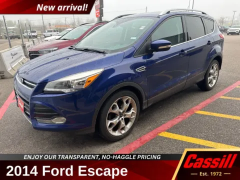 Blue 2014 Ford Escape Titanium for sale in Cedar Rapids, IA