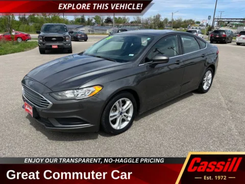 Gray 2018 Ford Fusion SE for sale in Cedar Rapids, IA