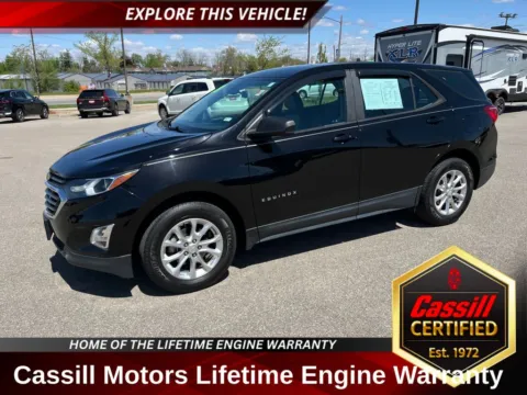 Black 2020 Chevrolet Equinox LS for sale in Cedar Rapids, IA