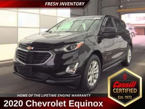 Black 2020 Chevrolet Equinox LS for sale in Cedar Rapids, IA
