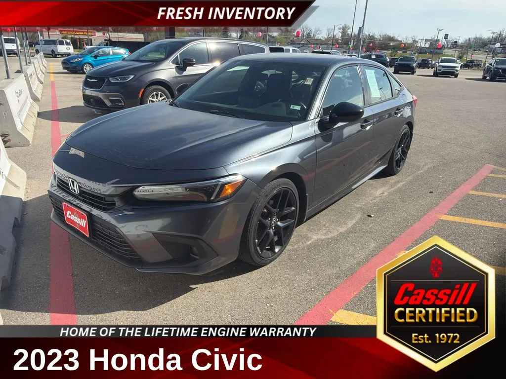 Gray 2023 Honda Civic Sport for sale in Cedar Rapids, IA
