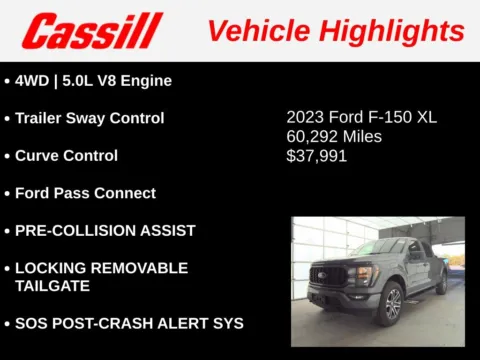 Another view of 2023 Ford F-150 XL for sale in Cedar Rapids, IA at Cassill Motors
