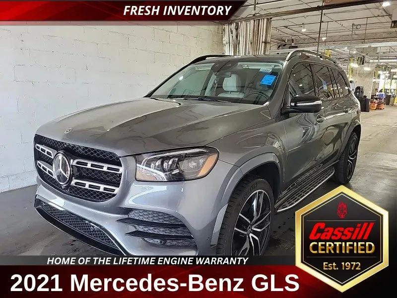 Gray 2021 Mercedes-Benz GLS 580 for sale in Cedar Rapids, IA
