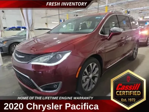 Red 2020 Chrysler Pacifica Limited for sale in Cedar Rapids, IA