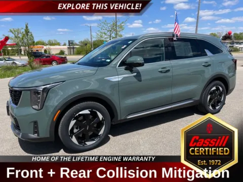 Green 2025 Kia Sorento Hybrid EX for sale in Cedar Rapids, IA