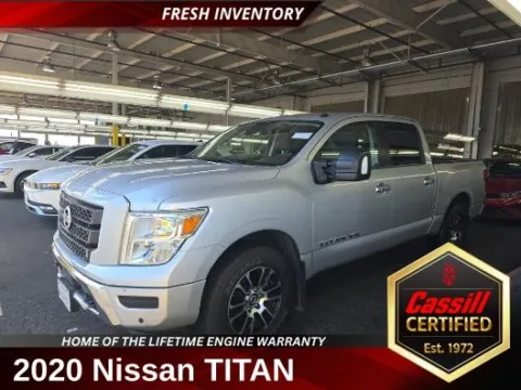 Silver 2020 Nissan Titan SV for sale in Cedar Rapids, IA