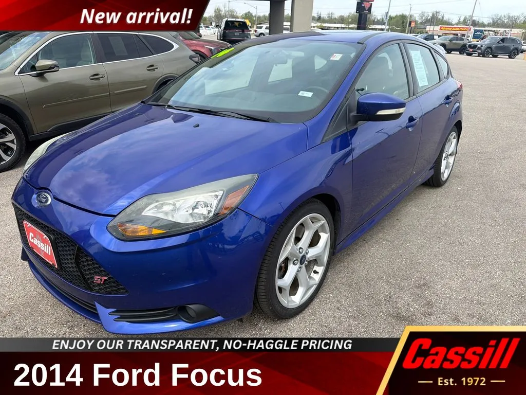 Blue 2014 Ford Focus ST for sale in Cedar Rapids, IA