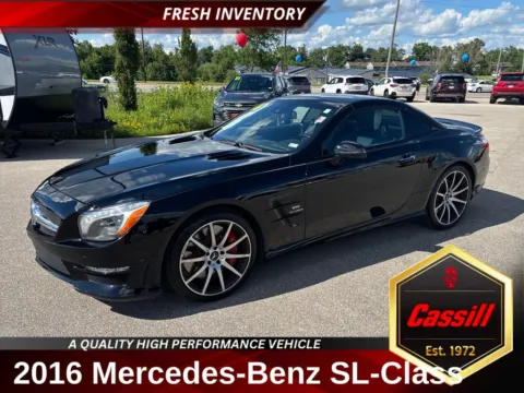 Black 2016 Mercedes-Benz SL-Class SL 63 AMG for sale in Cedar Rapids, IA
