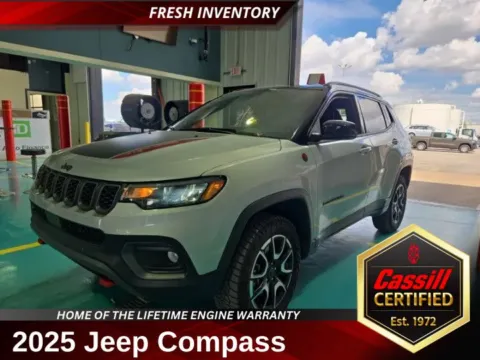 Silver 2025 Jeep Compass Trailhawk for sale in Cedar Rapids, IA