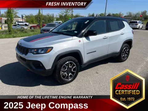 Silver 2025 Jeep Compass Trailhawk for sale in Cedar Rapids, IA
