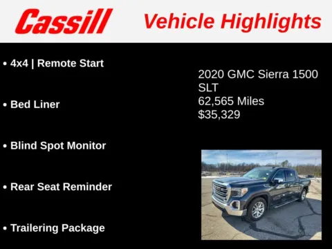 Another view of 2020 GMC Sierra 1500 SLT for sale in Cedar Rapids, IA at Cassill Motors