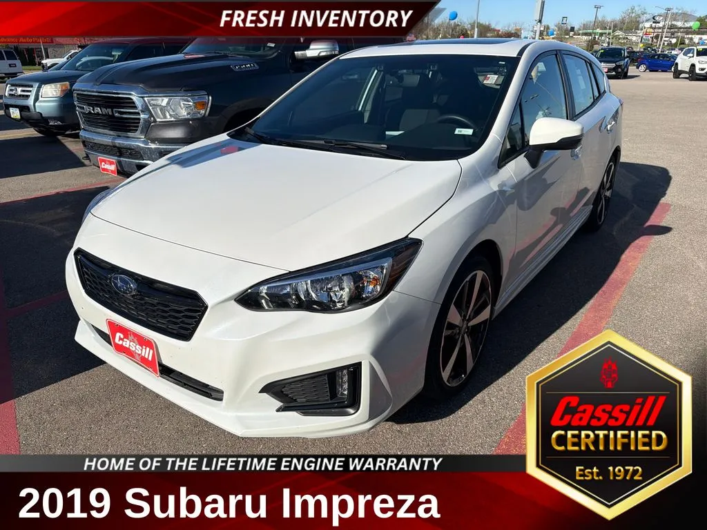 White 2019 Subaru Impreza 2.0i Sport for sale in Cedar Rapids, IA