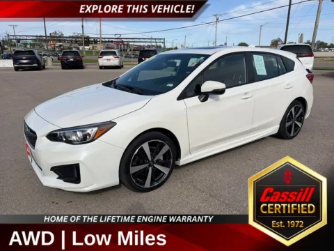 White 2019 Subaru Impreza 2.0i Sport for sale in Cedar Rapids, IA