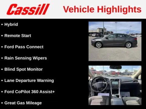 More photos of 2020 Ford Fusion Hybrid SE at Cassill Motors, IA