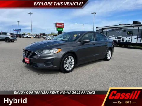 Gray 2020 Ford Fusion Hybrid SE for sale in Cedar Rapids, IA