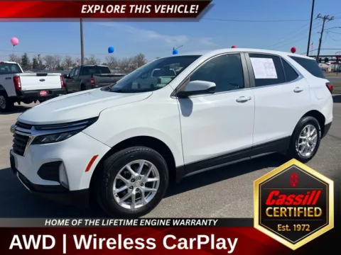 White 2022 Chevrolet Equinox LT for sale in Cedar Rapids, IA