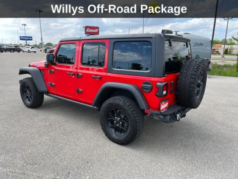 Another view of 2024 Jeep Wrangler Willys 4xe for sale in Cedar Rapids, IA at Cassill Motors