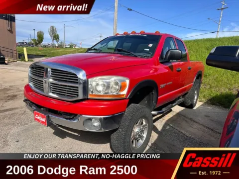 Red 2006 Dodge Ram 2500 SLT for sale in Cedar Rapids, IA