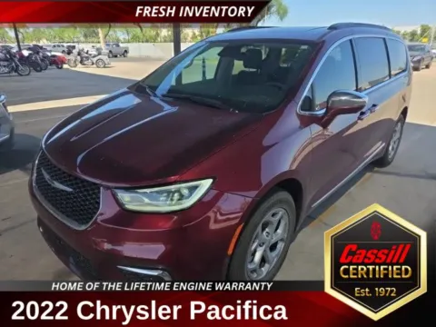 Red 2022 Chrysler Pacifica Limited for sale in Cedar Rapids, IA