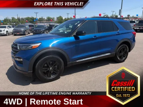 Blue 2023 Ford Explorer XLT for sale in Cedar Rapids, IA