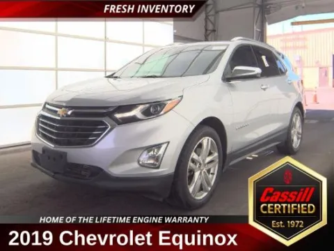Silver 2019 Chevrolet Equinox Premier for sale in Cedar Rapids, IA