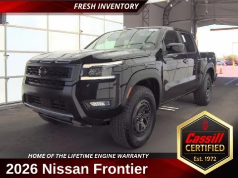 Black 2026 Nissan Frontier PRO-4X for sale in Cedar Rapids, IA