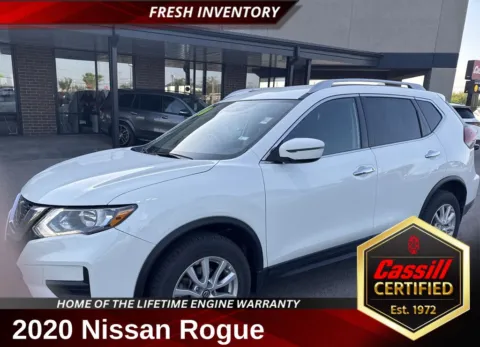 White 2020 Nissan Rogue S for sale in Cedar Rapids, IA