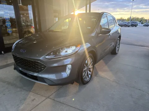 Gray 2021 Ford Escape Hybrid Titanium for sale in Cedar Rapids, IA