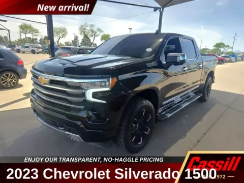 Black 2023 Chevrolet Silverado 1500 High Country for sale in Cedar Rapids, IA