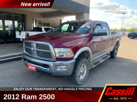 Red 2012 Ram 2500 Laramie for sale in Cedar Rapids, IA