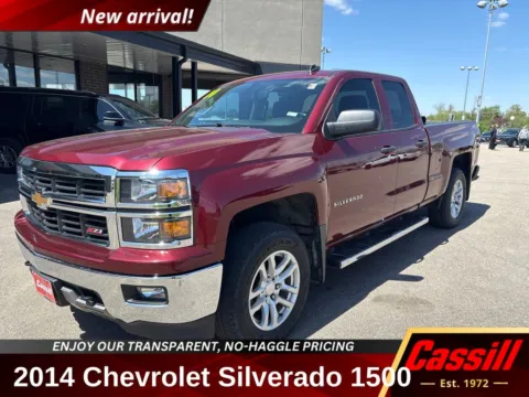 Red 2014 Chevrolet Silverado 1500 LT for sale in Cedar Rapids, IA