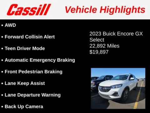 Another view of 2023 Buick Encore GX Select for sale in Cedar Rapids, IA at Cassill Motors