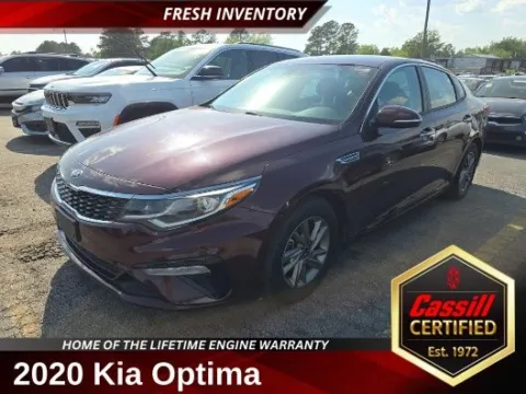 Red 2020 Kia Optima LX for sale in Cedar Rapids, IA