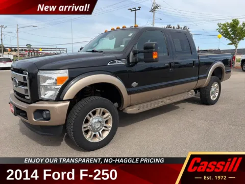 Black 2014 Ford F-250SD King Ranch for sale in Cedar Rapids, IA