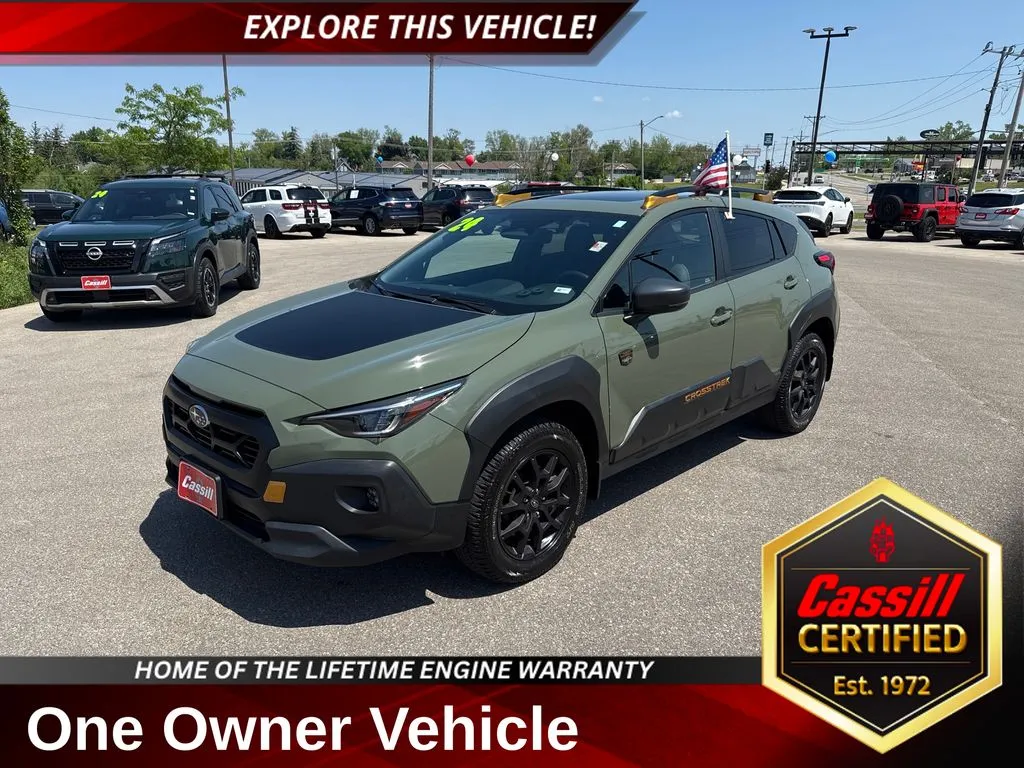 Green 2024 Subaru Crosstrek Wilderness for sale in Cedar Rapids, IA