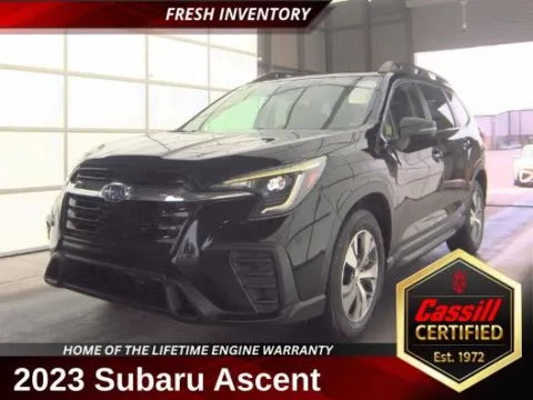 Black 2023 Subaru Ascent Premium for sale in Cedar Rapids, IA