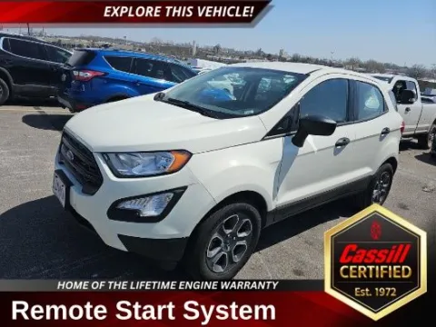 White 2021 Ford EcoSport S for sale in Cedar Rapids, IA