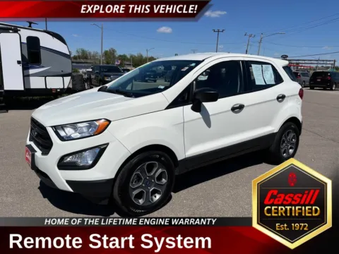 White 2021 Ford EcoSport S for sale in Cedar Rapids, IA